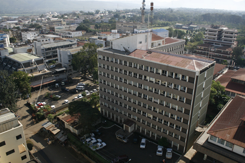 Aerial view of Kisumu city